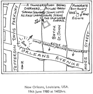 Memories: A Thunderstorm Begins In New Orleans (map)