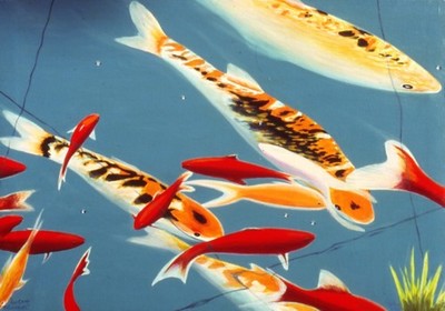 Koi Carp and Goldfish
