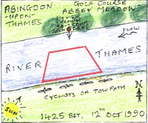 Cyclists at Abingdon (map)