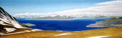 Panoramic View Across Kvaenangen, Norway, 9 June 1972