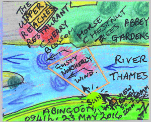 Abingdon in Spring (map)