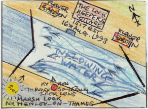 Fast-inflowing Water, Marsh Lock, Henley (map)